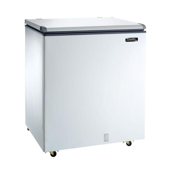 Imagem de Freezer / conservador horizontal ech250 com 1 porta 230 litros branco 220v - esmaltec - 93ax77,5lx69,5p