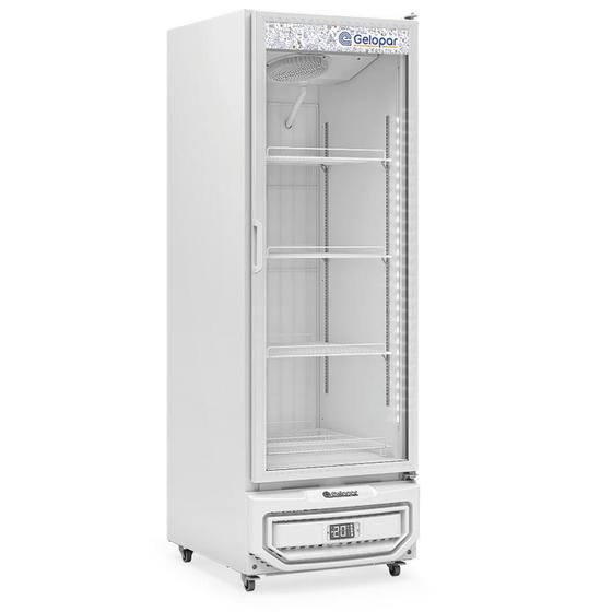 Imagem de Freezer/Conservador Vertical Conveniência para Sorvetes GPF-57 LP BR Gelopar - Branco 578L Inverter  LED Perimetral -16 a -20C