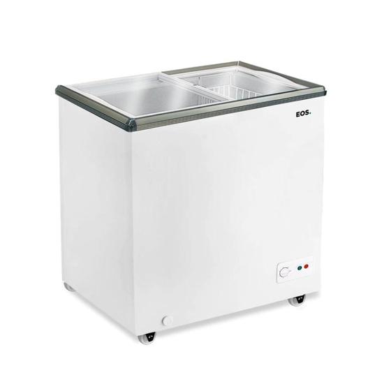 Freezer Expositor Horizontal EOS 176 Litros Dupla Ação Eeh200 220V Menor preço em Freezer Expositor Horizontal EOS 176 Litros Dupla Ação Eeh200 220V