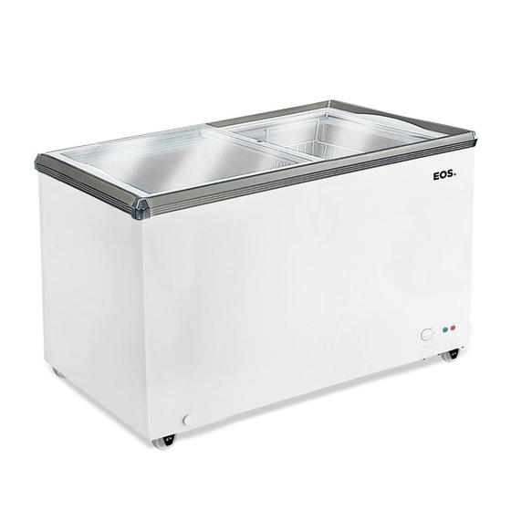 Freezer Expositor Horizontal EOS 230L Dupla Ação Eeh300 220V Menor preço em Freezer Expositor Horizontal EOS 230L Dupla Ação Eeh300 220V