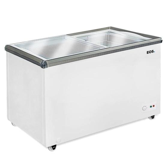 Imagem de Freezer Expositor Horizontal EOS 320L Dupla Ação Eeh400 110V