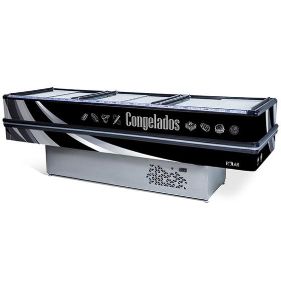 Freezer expositor ilha para congelados 3 metros preto - polar Menor preço em Freezer expositor ilha para congelados 3 metros preto - polar
