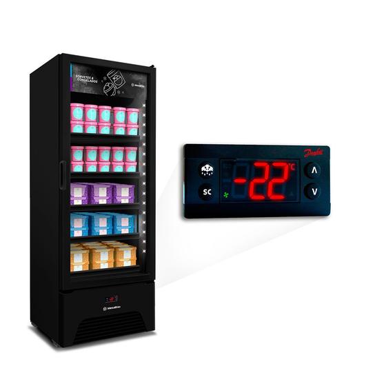 Imagem de Freezer Expositor Vertical 581 Litros Optima All Black 220V VF50AH Metalfrio