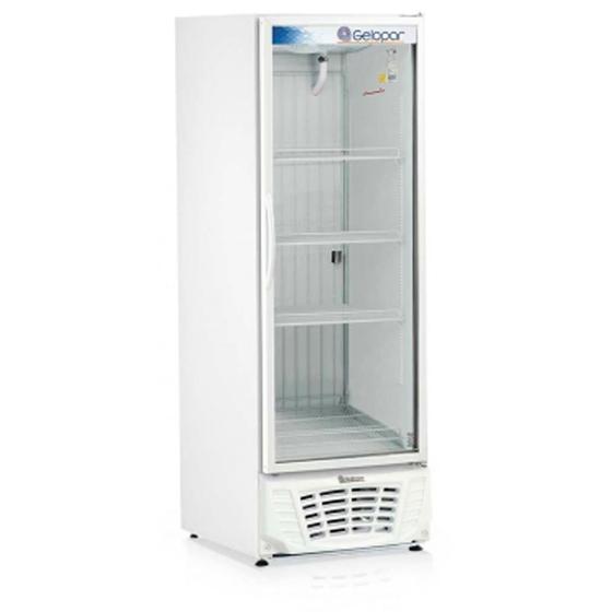 Freezer/Expositor Vertical Gelopar GPTF570 Iluminação LED Vidro Duplo