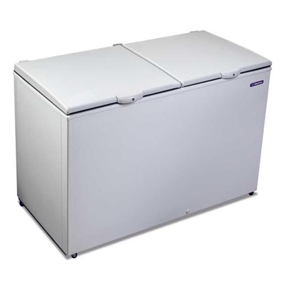 Imagem de Freezer Horizontal Dupla Ação 419 Litros Tampa Cega 220V DA420 - Metalfrio