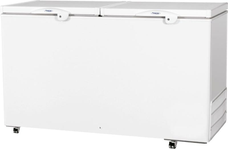 Freezer Horizontal Fricon 503 Litros 2 Tampas HCED Branco 220 Volts Menor preço em Freezer Horizontal Fricon 503 Litros 2 Tampas HCED Branco 220 Volts
