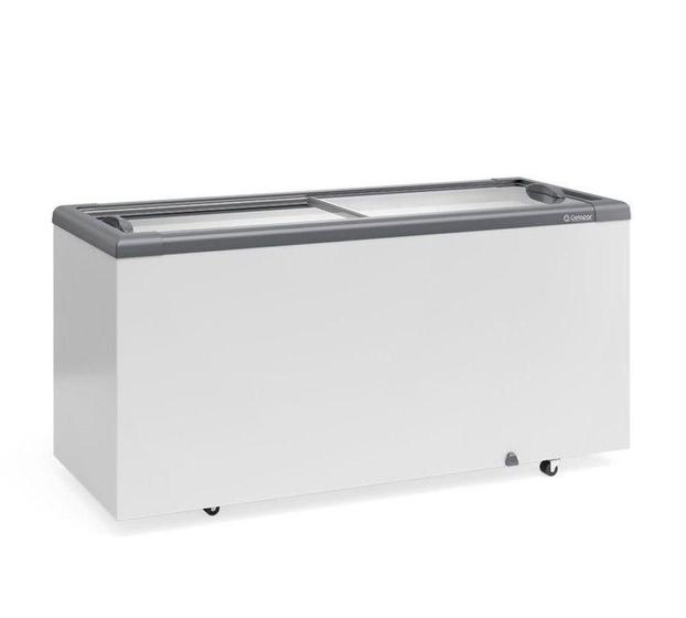 Imagem de Freezer Horizontal Ghd500h Cinza 500 Litros 2 Tampa Vidro 127V Gelopar