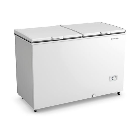 Imagem de Freezer Horizontal Inverter Dupla Ação Metalfrio DA420IFTech 417 Litros Branco Bivolt