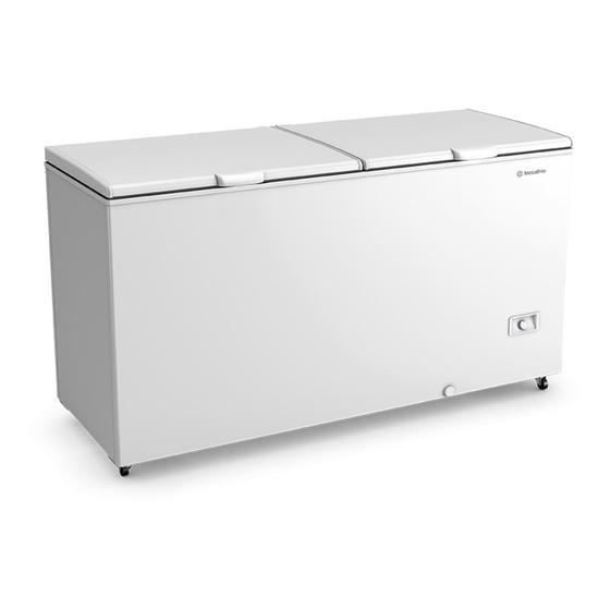 Freezer Horizontal Inverter Dupla Ação Metalfrio DA550IFTech 543 Litros Branco Bivolt Imagem de Freezer Horizontal Inverter Dupla Ação Metalfrio DA550IFTech 543 Litros Branco Bivolt