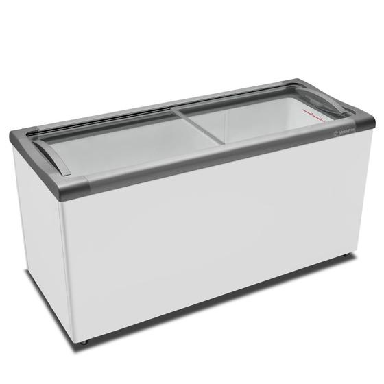 Imagem de Freezer Horizontal Porta de Vidro 505 Litros Metalfrio NF55S Branco 220V