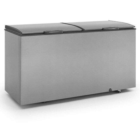 Imagem de Freezer Horizontal Skin Condenser Aço Tipo Inox GHBS-510 TI Gelopar 220