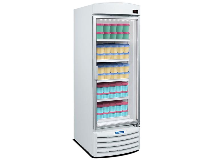 Freezer Industrial Vertical Frost Free 1 Porta de Vidro 490L