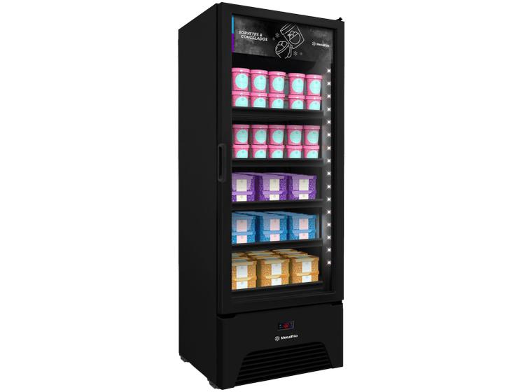 Freezer Industrial Vertical Frost Free 1 Porta de Vidro 497L