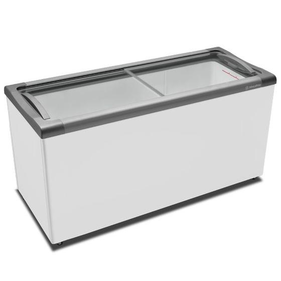 Freezer tampa de vidro para sorvetes e congelados 405l nf55 metalfrio Menor preço em Freezer tampa de vidro para sorvetes e congelados 405l nf55 metalfrio