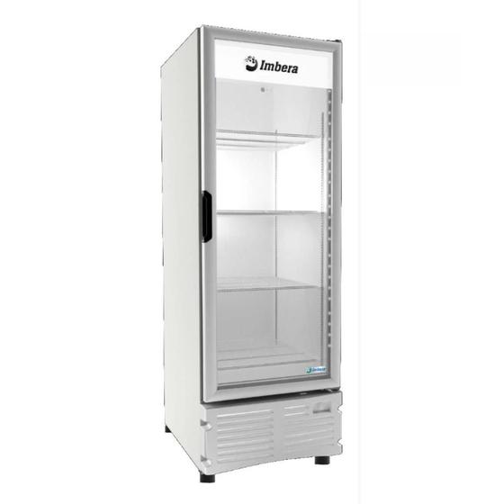 Freezer Vertical 560L Imbera Porta de Vidro Branca EVZ21 Freezer