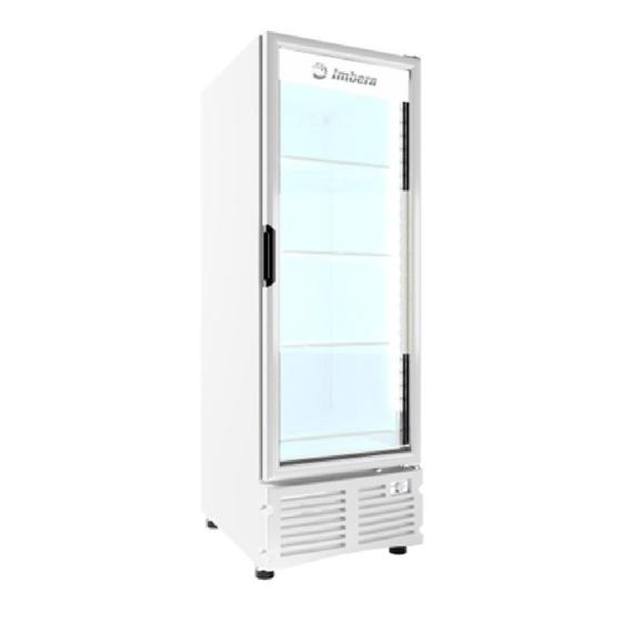 Freezer Vertical Imbera 560 Litros Tripla Ação Porta de Vidro Branco