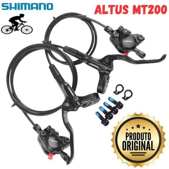 Imagem de Freio A Disco Hidráulico Shimano Altus MT-200- Dian-Tras.