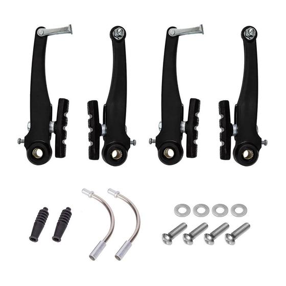 Freios V-brake bicicleta infantil aro 20 24 26 com maçaneta Menor preço em Freios V-brake bicicleta infantil aro 20 24 26 com maçaneta