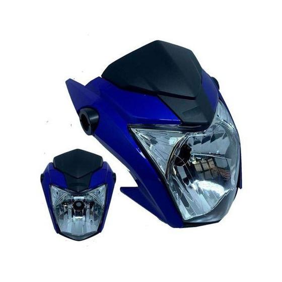 Imagem de Frente Farol Completo Fan 160 ESD 2022 Azul Perolizado - Sportive