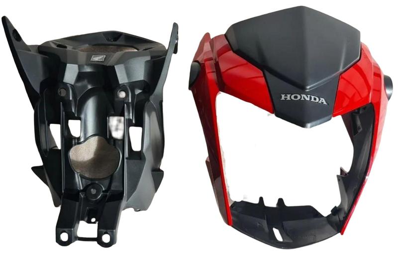 Frente titan 160 completa cor de fan vermelho 2020 mod original ...