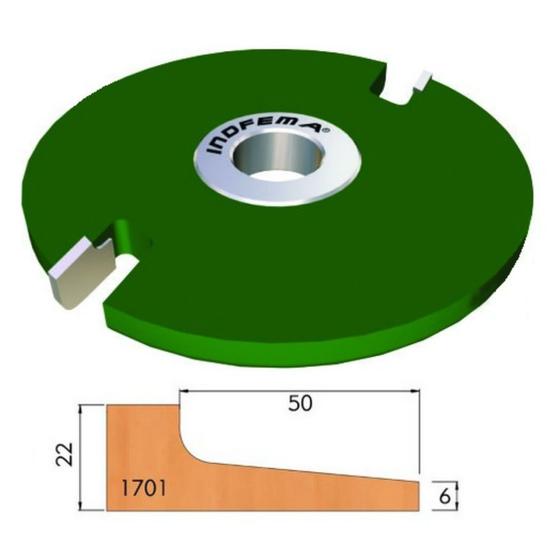 Imagem de Fresa Almofada Ø 170 mm x 22 mm x Furo 30 mm - 02Z Widea 170101