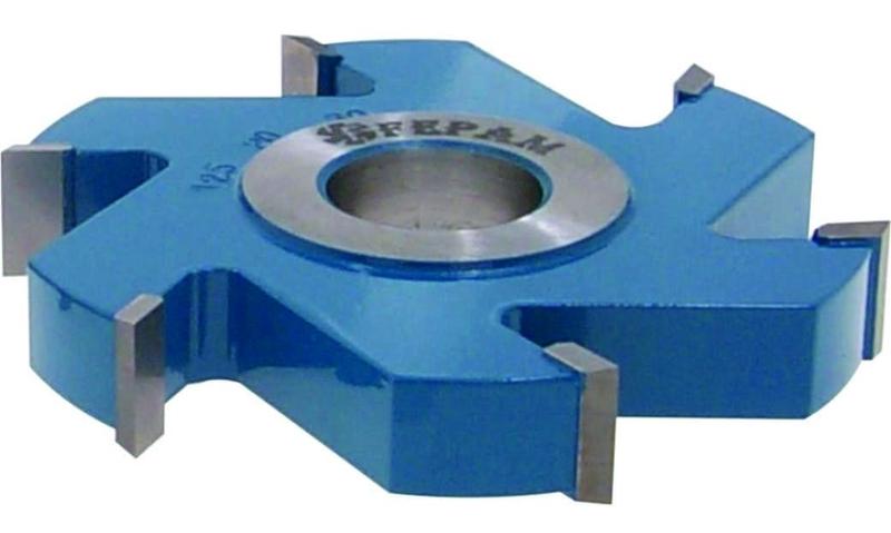 Imagem de Fresa Canal Reto / Rebaixe 125mm X 15mm 6 Asas Wídea Fepam