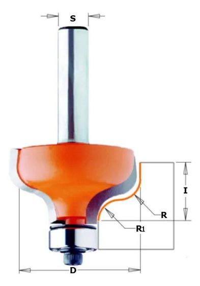 Imagem de Fresa De Widea P/ Moldura C/ Rolamento 38,1mm Cmt 75906411