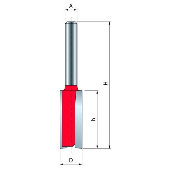 Imagem de Fresa Paralela Dupla 10 X 12Mm Freud F03Fr01530