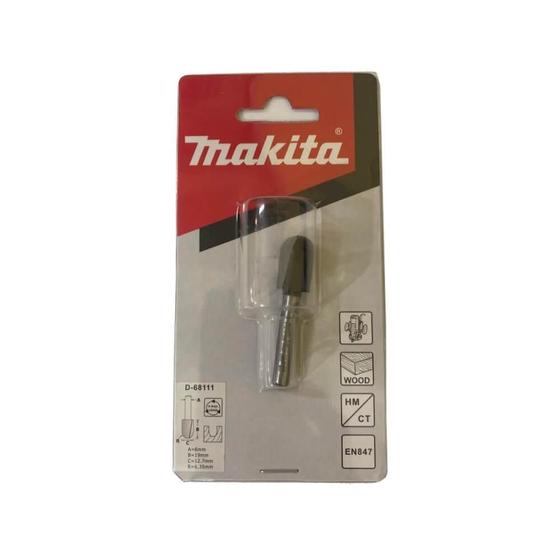 Imagem de Fresa Ponta U Haste 6mm Corte 12,7mm Makita D-68111