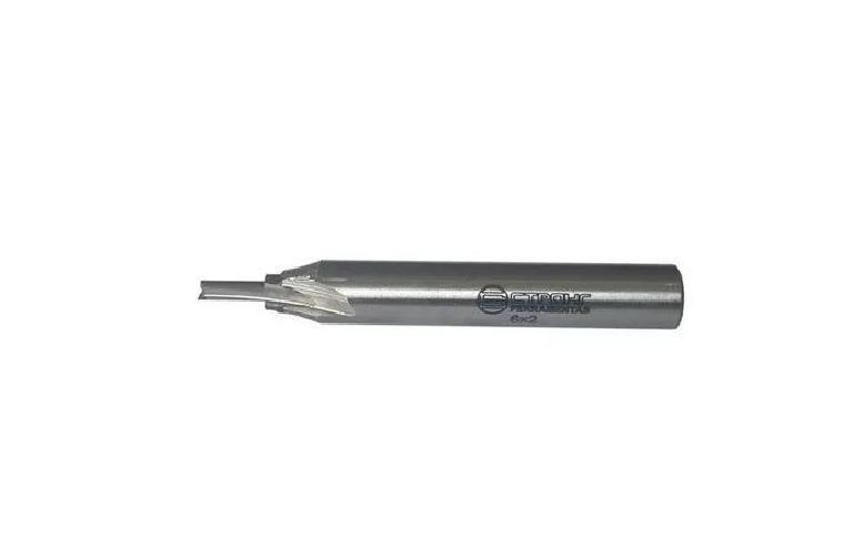 Imagem de Fresa Reta Com Topo Metal Duro 6Mm X 2Mm