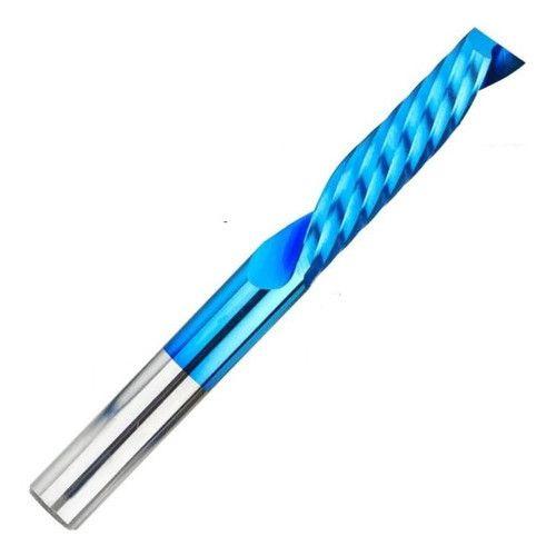 Imagem de Fresa Topo 1 Corte 2mm X 17mm Naco Azul Cnc Router