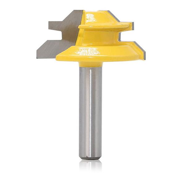 Fresa A 45 Gradi Con Codolo 8 Mm, 4 Inserti Reversibili In Metallo Duro, Diametro 26 Mm, Per Smussi Su Legno, MDF E Compensato