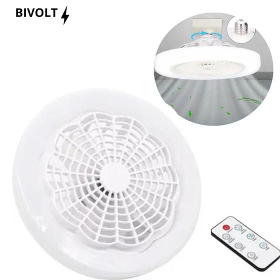 Imagem de Frescor e Elegância: Ventilador de Teto com Iluminação LED!