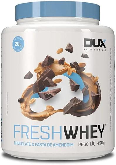 Imagem de Fresh whey dux nutrition lab 450g chocolate e pasta de amendoin