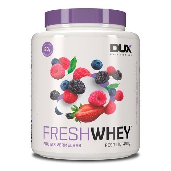 Imagem de Fresh Whey Dux Sabor Frutas Vermelhas com 20g Proteína Pote 450g