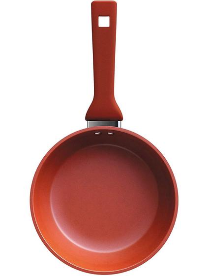 Frigideira 20 cm ColorStone de alumínio com antiaderente, Terracota - Euro Home Menor preço em Frigideira 20 cm ColorStone de alumínio com antiaderente, Terracota - Euro Home