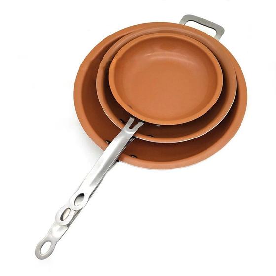 Frigideira 20CM 24 Cm-28CM Antiaderente Cerâmica Titânio Menor preço em Frigideira 20CM 24 Cm-28CM Antiaderente Cerâmica Titânio