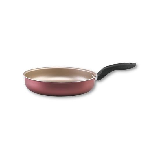 Imagem de Frigideira 24cm Cereja com Dourado Alumi-Aço Linha Premium J4TECH Alumínio Antiaderente Teflon Ultra Resistente 