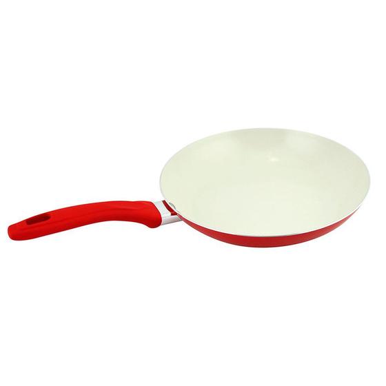 Frigideira 26cm Aluminio E Revestimento Cerâmico Vermelha - Clink Menor preço em Frigideira 26cm Aluminio E Revestimento Cerâmico Vermelha - Clink