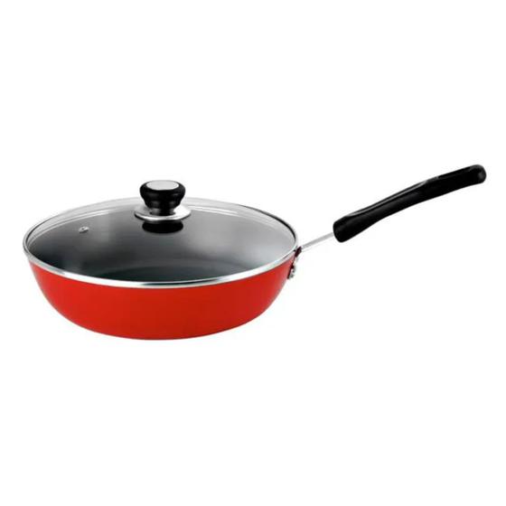 Frigideira Alumínio Antiaderente 26cm Vermelha Eterna Gourmet 51740 Nigro Menor preço em Frigideira Alumínio Antiaderente 26cm Vermelha Eterna Gourmet 51740 Nigro