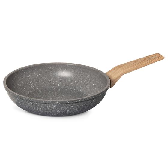 Imagem de Frigideira Antiaderente 22cm Com Revestimento Cerâmico Cinza Escuro