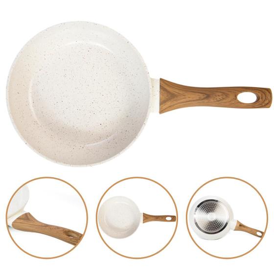 Frigideira Antiaderente 4mm Revestimento Cerâmico 20cm Fundo de Indução Premium Menor preço em Frigideira Antiaderente 4mm Revestimento Cerâmico 20cm Fundo de Indução Premium