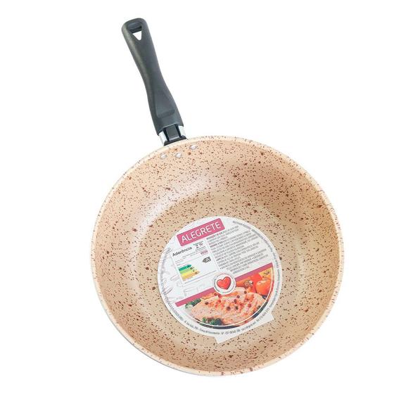 Imagem de Frigideira Antiaderente Colore WOK 24cm Bege Stone