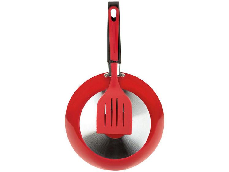 Imagem de Frigideira Antiaderente Multiflon de Alumínio - Color Francesa Vermelha 24cm