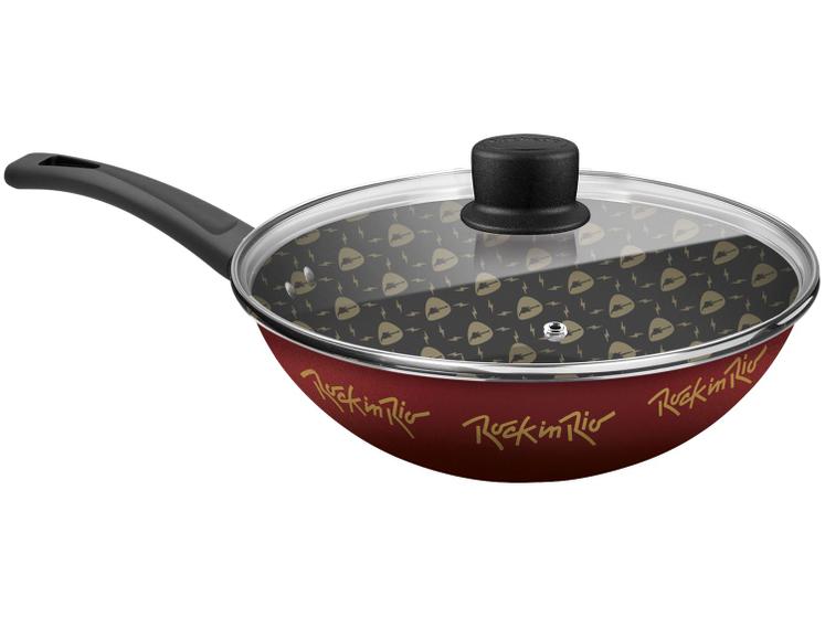 Frigideira Antiaderente Wok Rochedo Rock in Rio Menor preço em Frigideira Antiaderente Wok Rochedo Rock in Rio