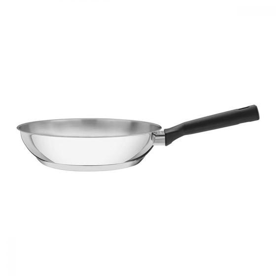 Frigideira baquelite aço inox fundo triplo 20 cm 1,3 l - Brava - Tramontina Menor preço em Frigideira baquelite aço inox fundo triplo 20 cm 1,3 l - Brava - Tramontina