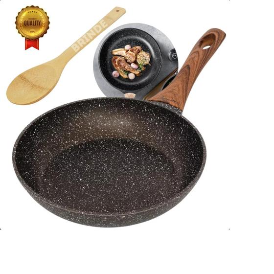 Frigideira Cerâmica 28 Cm Indução/gás Sem Óleo Antiaderente Menor preço em Frigideira Cerâmica 28 Cm Indução/gás Sem Óleo Antiaderente