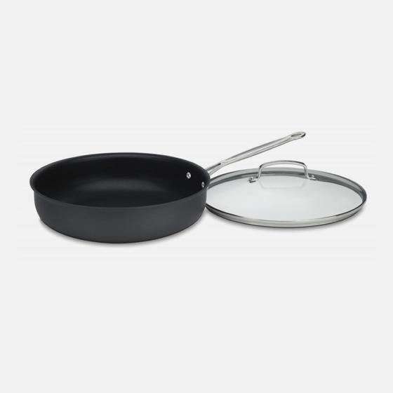 Imagem de Frigideira cuisinart chef's classic profunda anodizada com tampa 30cm 622-30df