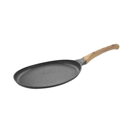 Imagem de Frigideira de Pedra Maifan Antiaderente (6/8/10 Polegadas) - Ideal para Bife, Panqueca e Ovos