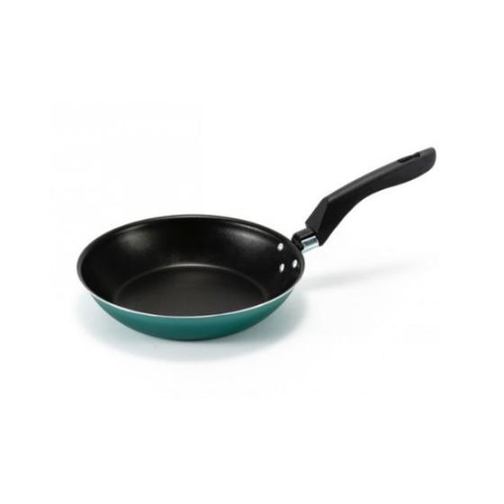 Imagem de Frigideira Francesa 20cm Verde Esmeralda Alumi-Aço Linha Premium J4TECH Alumínio Antiaderente Teflon Ultra Resistente 